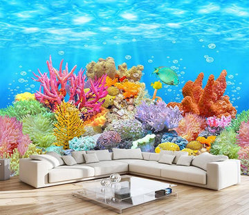 3D Seabed Colored Coral 318 Wallpaper AJ Wallpaper 