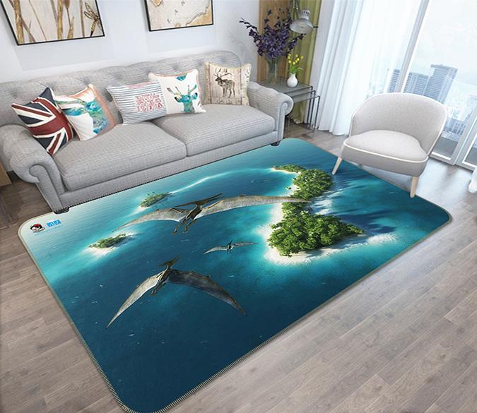 3D Flying Dinosaurs 246 Non Slip Rug Mat Mat AJ Creativity Home 