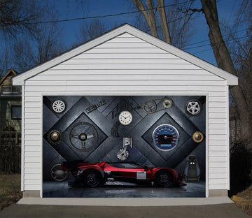 3D Sports Car Parts 368 Garage Door Mural Wallpaper AJ Wallpaper 