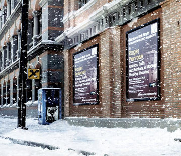 Snowing City Wallpaper AJ Wallpapers 