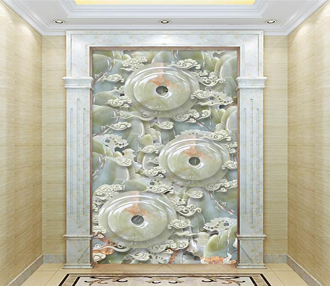 3D Garden Jade 389 Wallpaper AJ Wallpaper 