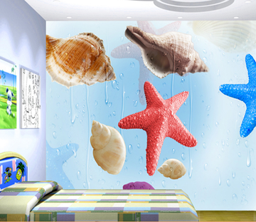 Starfishes Conches Wallpaper AJ Wallpaper 