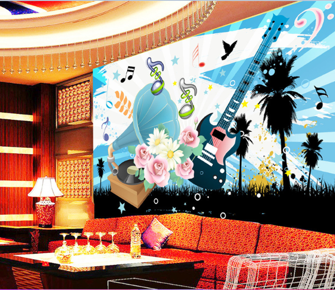 Gramophone Wallpaper AJ Wallpaper 