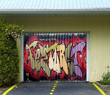 3D Pretty Graffiti Fonts 454 Garage Door Mural Wallpaper AJ Wallpaper 