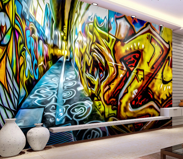 Graffiti Alley Wallpaper AJ Wallpaper 