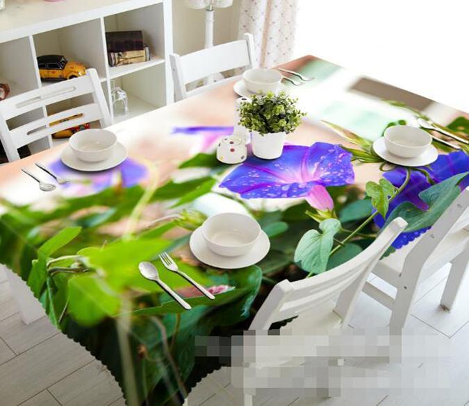 3D Morning Glory 1105 Tablecloths Wallpaper AJ Wallpaper 