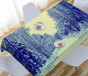 3D Snow Forest Road 462 Tablecloths Wallpaper AJ Wallpaper 