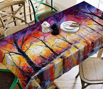 3D Oil Painting Trees 471 Tablecloths Wallpaper AJ Wallpaper 
