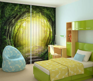 3D Forest Path 2234 Curtains Drapes Wallpaper AJ Wallpaper 