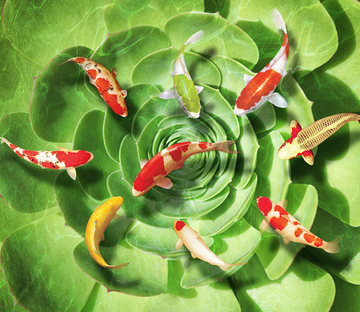 3D ALOCASIA FLOOR MURAL 3m wide and 4m high in HEAVY DUTY VINYL AJ Wallpaper 