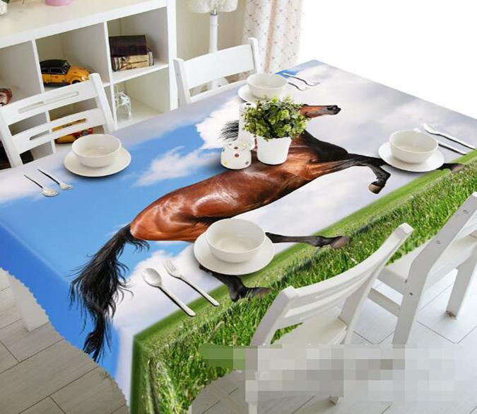 3D Grassland Horse 1179 Tablecloths Wallpaper AJ Wallpaper 