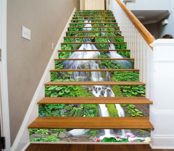 3D Stream Scenery 783 Stair Risers Wallpaper AJ Wallpaper 