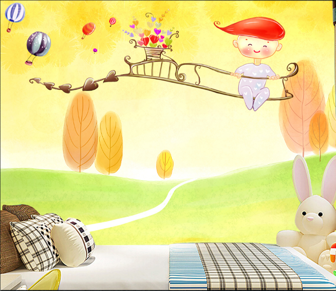 3D Sending Flowers Kid Wallpaper AJ Wallpaper 1 