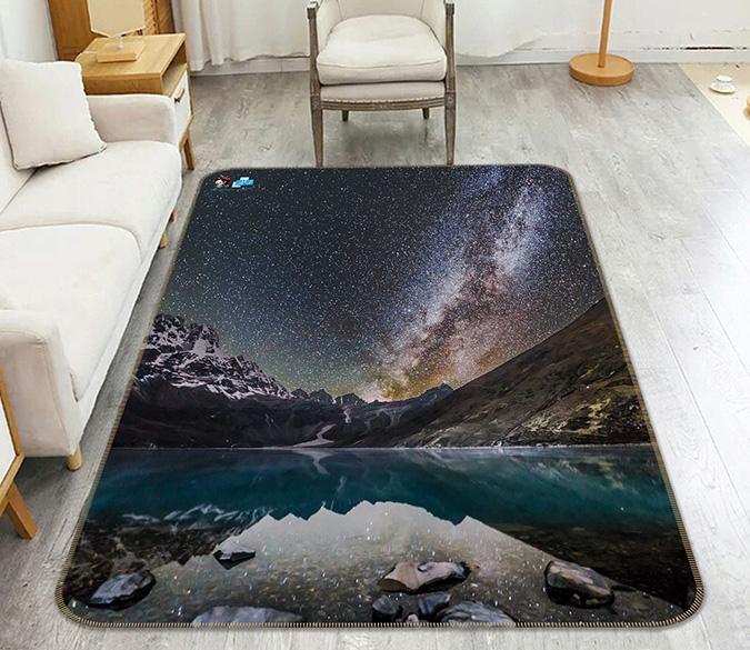3D Lake Stars Sky 209 Non Slip Rug Mat Mat AJ Creativity Home 