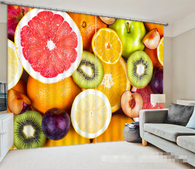 3D Delicious Fruits 1244 Curtains Drapes Wallpaper AJ Wallpaper 