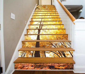 3D Pretty Trees 204 Stair Risers Wallpaper AJ Wallpaper 