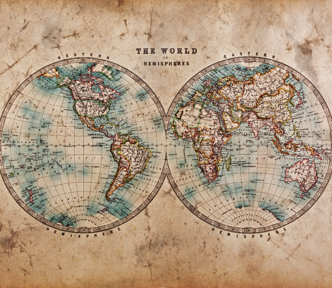 World Map Wallpaper AJ Wallpaper 