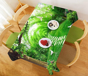 3D Birds Road Bamboos 22 Tablecloths Wallpaper AJ Wallpaper 