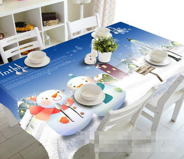 3D Pretty Cute Snowman 1440 Tablecloths Wallpaper AJ Wallpaper 