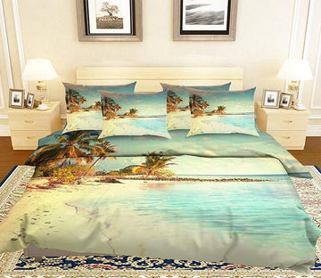 3D Shiny Beach 85 Bed Pillowcases Quilt Wallpaper AJ Wallpaper 