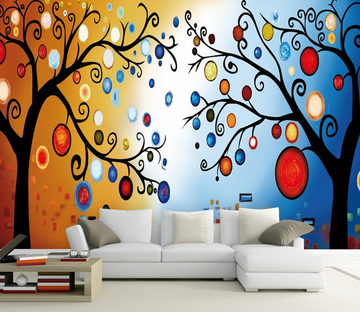Fashionable Trees Wallpaper AJ Wallpaper 