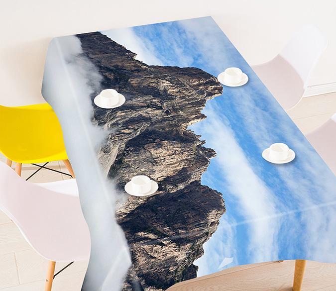 3D Stone Mountain 819 Tablecloths Wallpaper AJ Wallpaper 