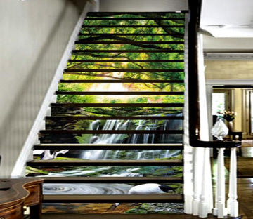 3D Animal Paradise 667 Stair Risers Wallpaper AJ Wallpaper 