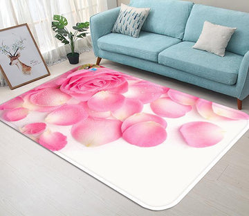 3D Pink Rose Petals 59 Non Slip Rug Mat Mat AJ Creativity Home 