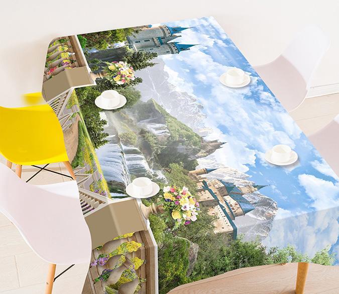 3D Castle Scenery 627 Tablecloths Wallpaper AJ Wallpaper 