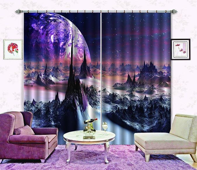 3D Exoplanet Scenery 800 Curtains Drapes Wallpaper AJ Wallpaper 