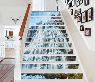 3D High Waterfall 701 Stair Risers Wallpaper AJ Wallpaper 