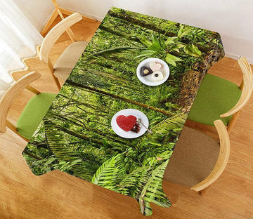 3D Thick Green Forest 606 Tablecloths Wallpaper AJ Wallpaper 