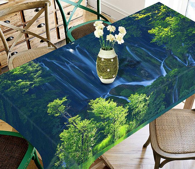 3D Beautiful Waterfalls 811 Tablecloths Wallpaper AJ Wallpaper 