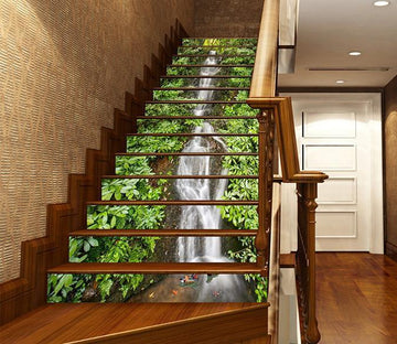 3D Flowing Stream 1404 Stair Risers Wallpaper AJ Wallpaper 