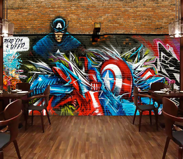 3D Painting Shield 140 Wallpaper AJ Wallpaper 