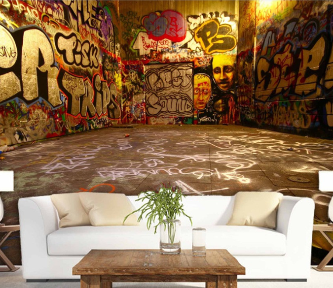 Graffiti House Wallpaper AJ Wallpaper 