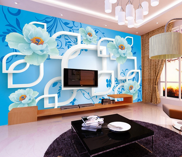 Fresh Flowers And Patterns Wallpaper AJ Wallpaper 