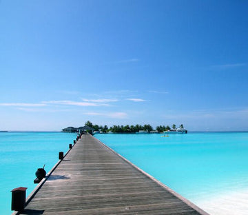 Sea Wooden Bridge 8 Wallpaper AJ Wallpaper 