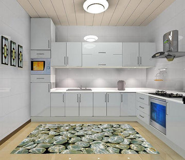 3D Shining Water Stones 136 Kitchen Mat Floor Mural Wallpaper AJ Wallpaper 