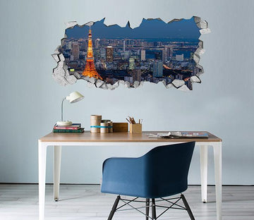 3D Paris Scenery 177 Broken Wall Murals Wallpaper AJ Wallpaper 