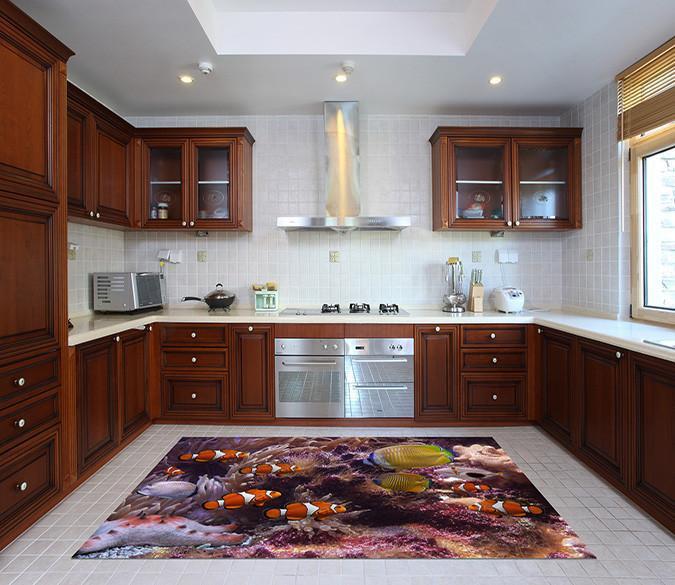 3D Seabed Scenery 110 Kitchen Mat Floor Mural Wallpaper AJ Wallpaper 