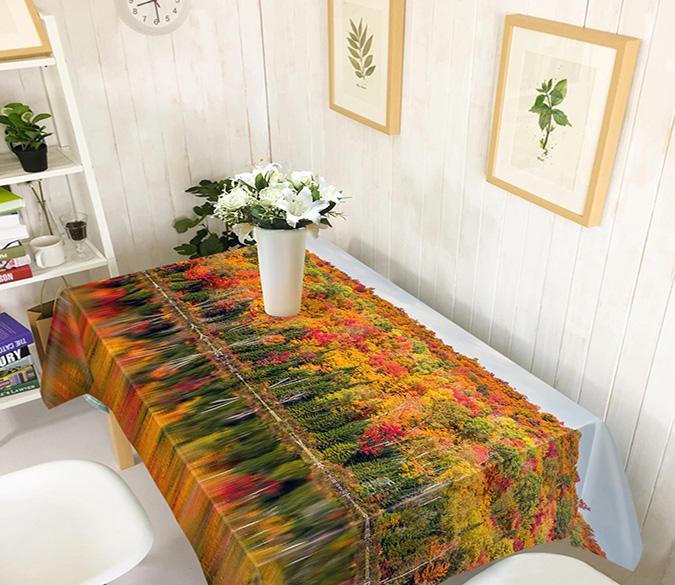 3D Colorful Forest Lake 591 Tablecloths Wallpaper AJ Wallpaper 