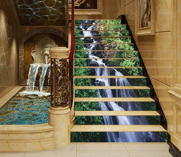 3D Pretty Creek 1609 Stair Risers Wallpaper AJ Wallpaper 
