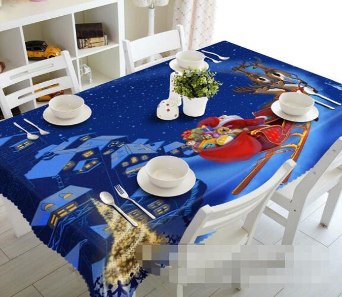 3D Santa Claus 1421 Tablecloths Wallpaper AJ Wallpaper 