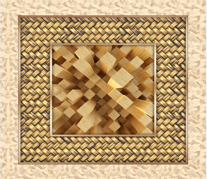 3D Knit Art Floor Mural Wallpaper AJ Wallpaper 2 