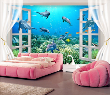 Window Ocean World Wallpaper AJ Wallpaper 