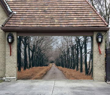 3D Roadside Weeds Trees 163 Garage Door Mural Wallpaper AJ Wallpaper 