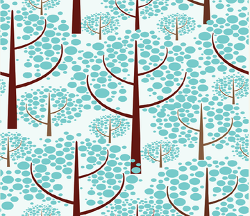 Fashion Blue Trees Wallpaper AJ Wallpaper 