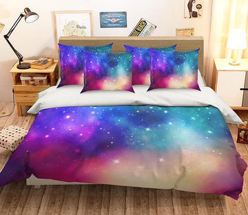 3D Colored Stars Sky 153 Bed Pillowcases Quilt Wallpaper AJ Wallpaper 