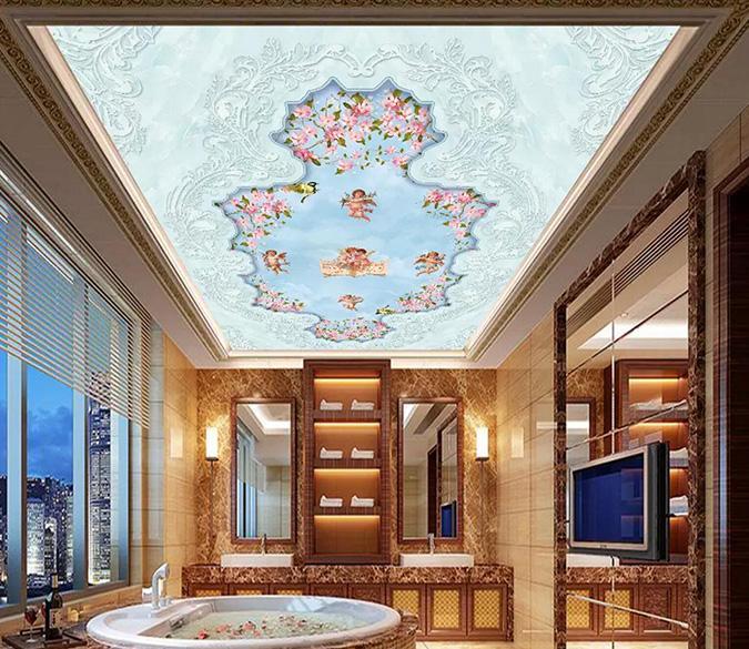 Flower Surround Child 009 Wallpaper AJ Wallpaper 